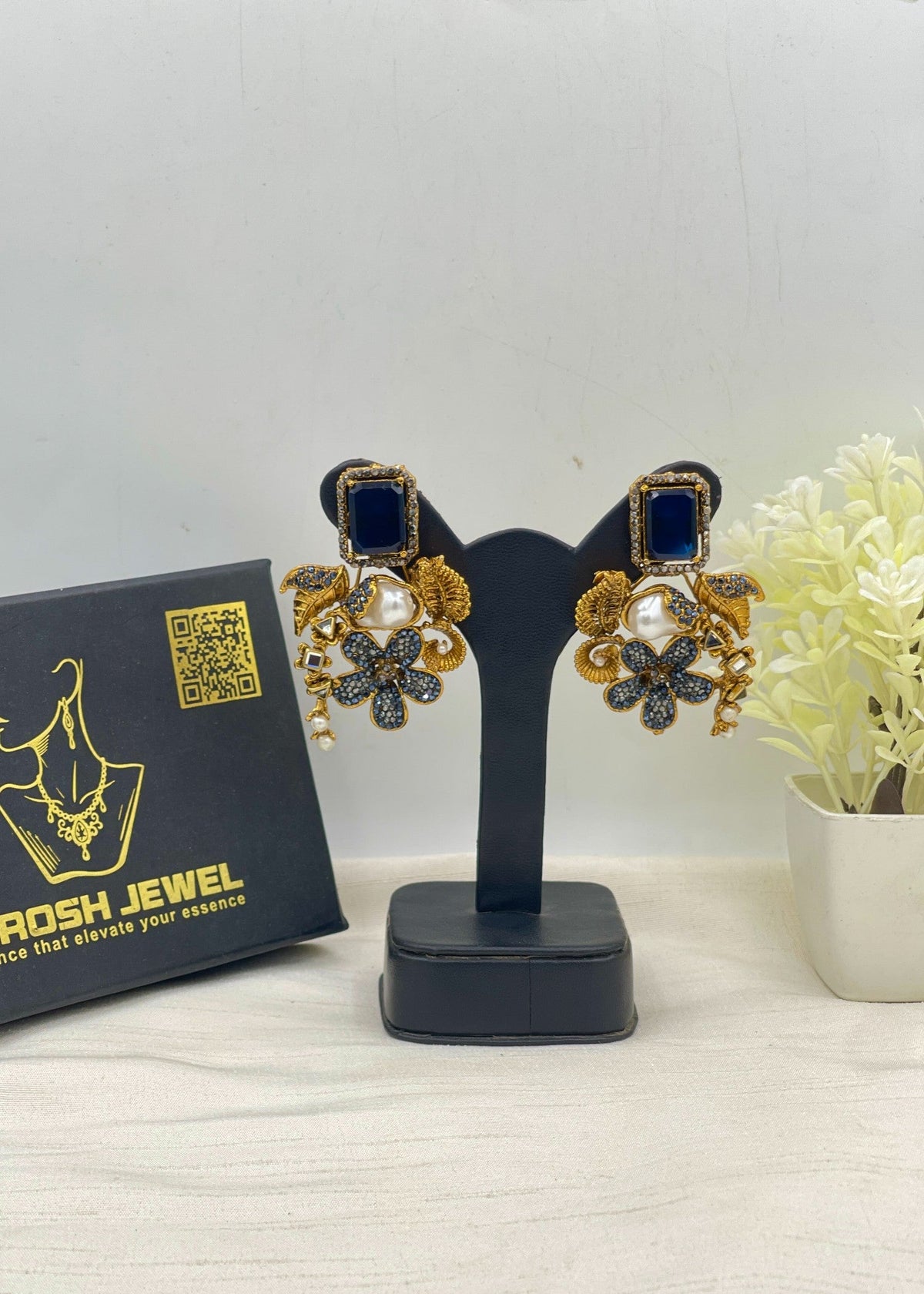 Shop the Ziva Heritage Earring from Zarosh Jewel