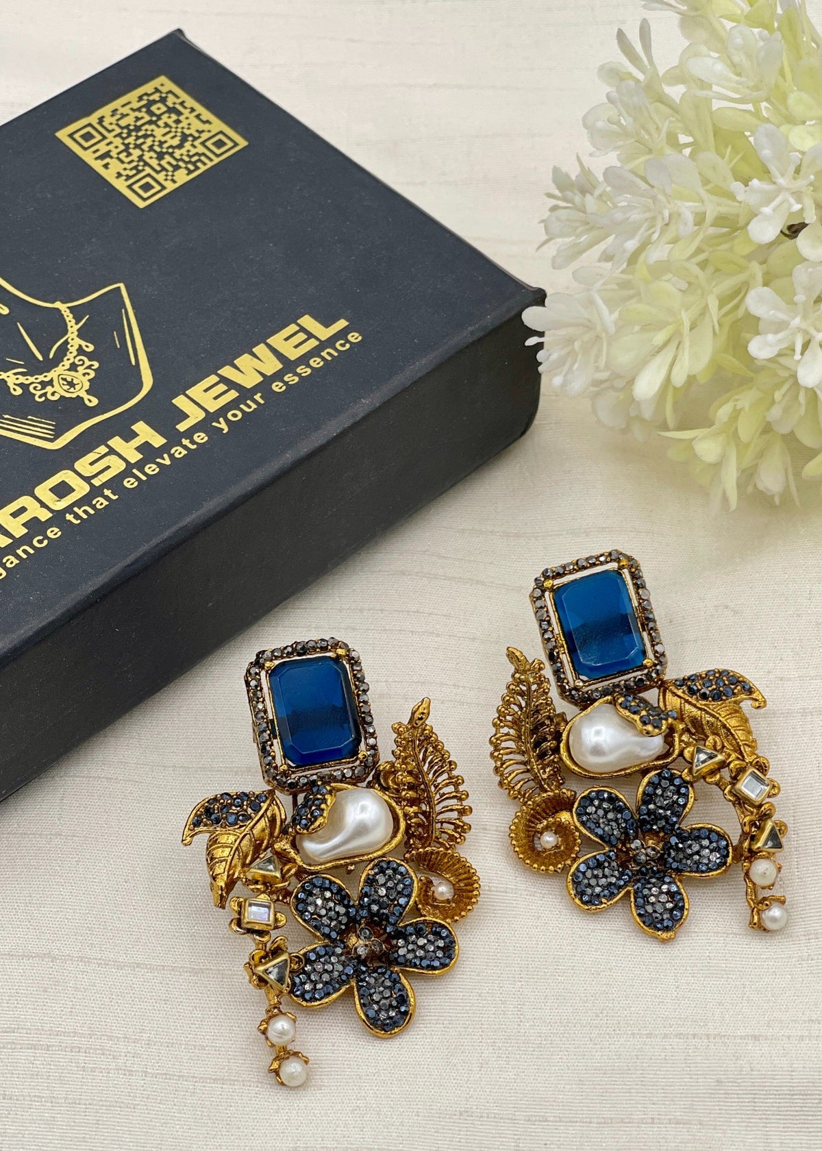 Shop the Ziva Heritage Earring from Zarosh Jewel