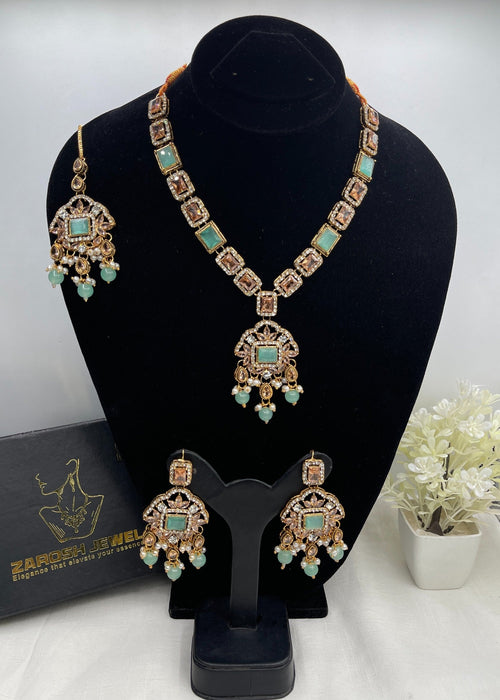 Shop the Zoe Necklace Set from Zarosh Jewel