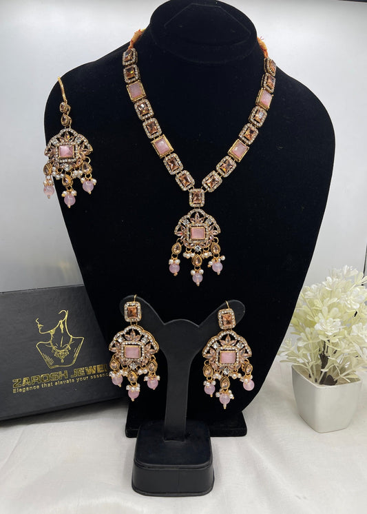 Shop the Zoe Necklace Set from Zarosh Jewel