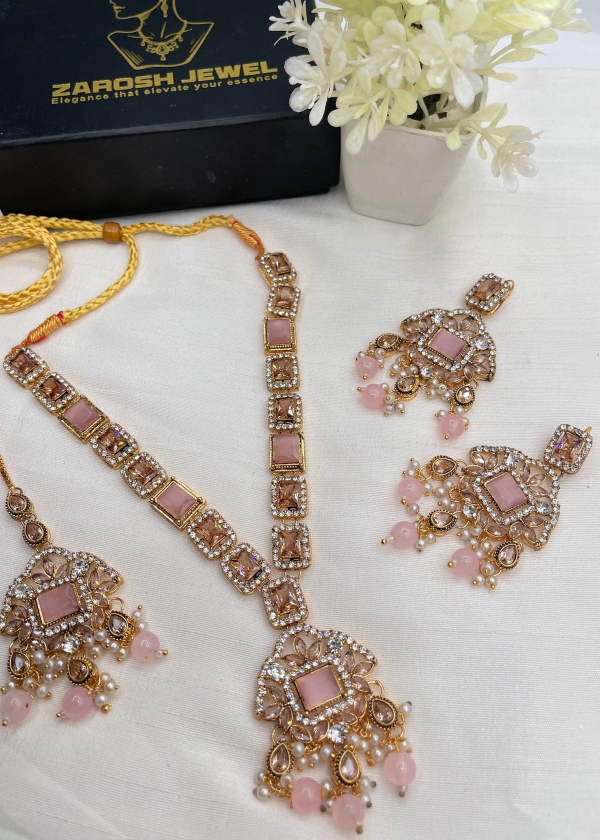 Shop the Zoe Necklace Set from Zarosh Jewel