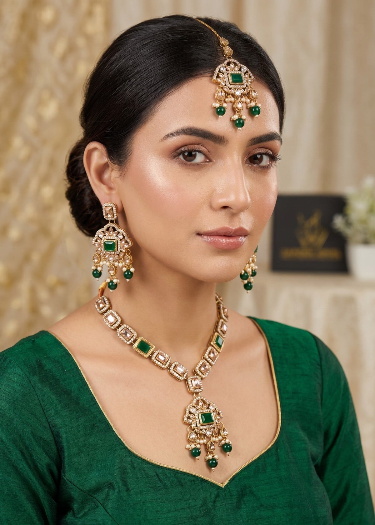 Shop the Zoe Necklace Set from Zarosh Jewel