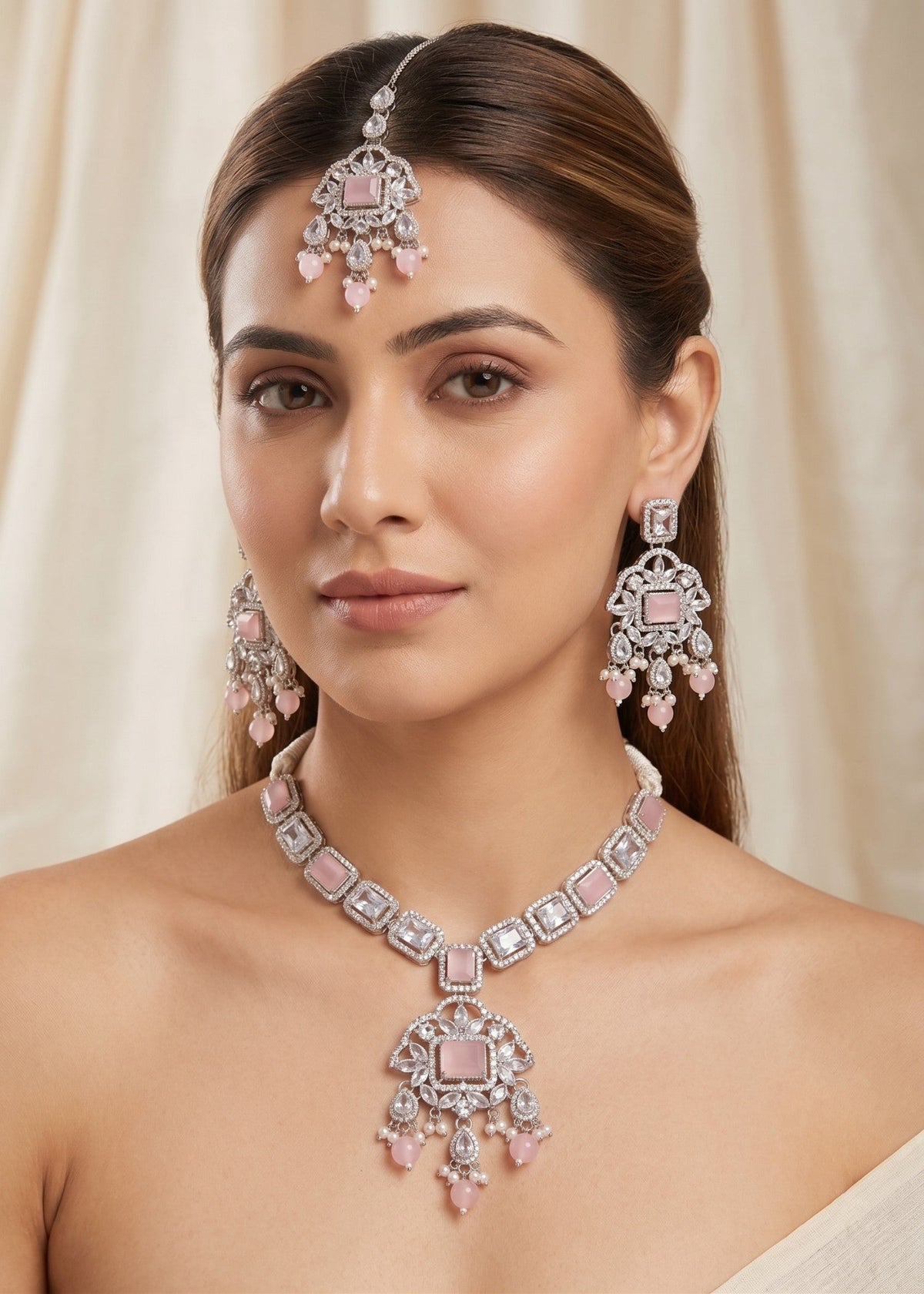 Shop the Zoe Necklace Set from Zarosh Jewel