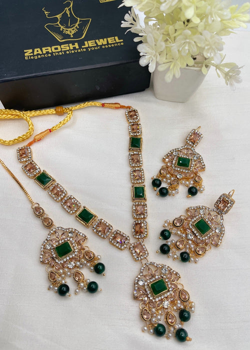 Shop the Zoe Necklace Set from Zarosh Jewel