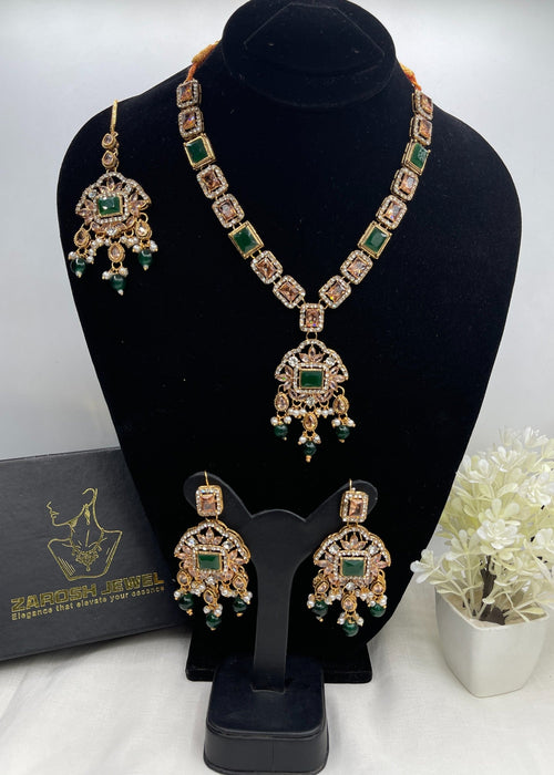 Shop the Zoe Necklace Set from Zarosh Jewel