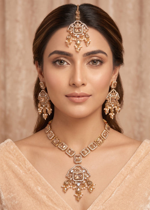 Shop the Zoe Necklace Set from Zarosh Jewel