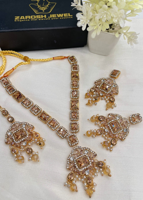 Shop the Zoe Necklace Set from Zarosh Jewel