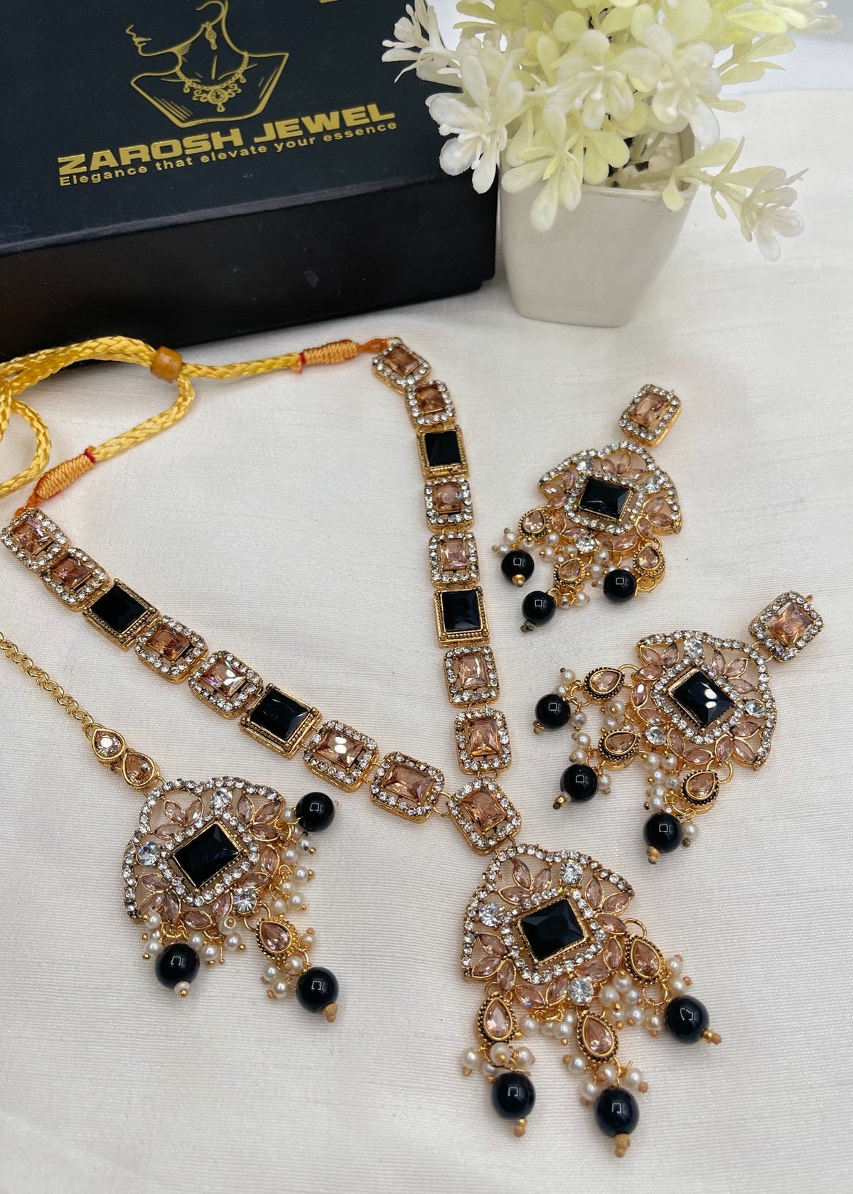 Shop the Zoe Necklace Set from Zarosh Jewel