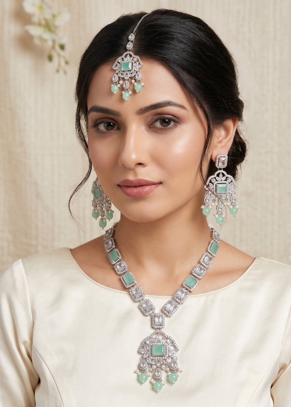 Shop the Zoe Necklace Set from Zarosh Jewel