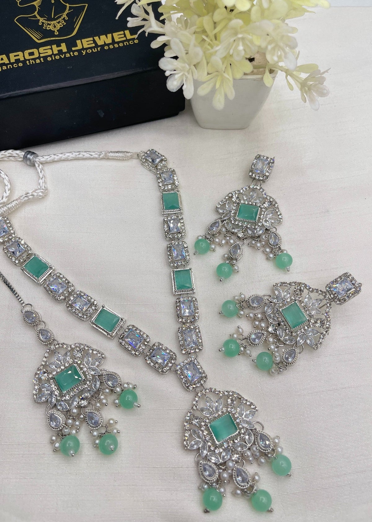 Shop the Zoe Necklace Set from Zarosh Jewel