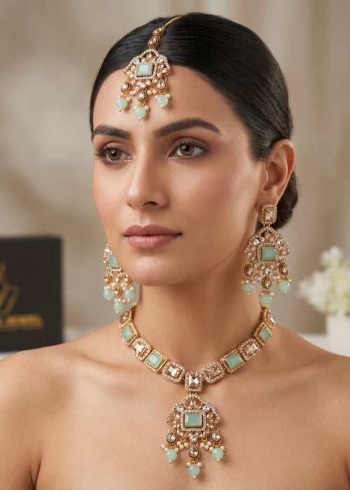 Shop the Zoe Necklace Set from Zarosh Jewel