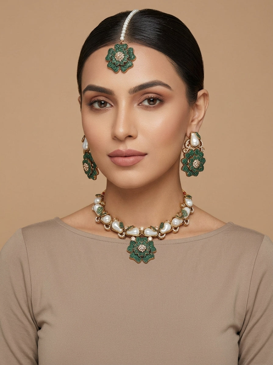 Zofisha Necklace Set by Zarosh Jewel