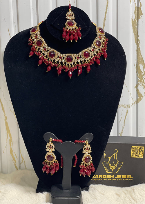 Shop the Zoya Necklace Set from Zarosh Jewel