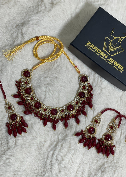 Shop the Zoya Necklace Set from Zarosh Jewel