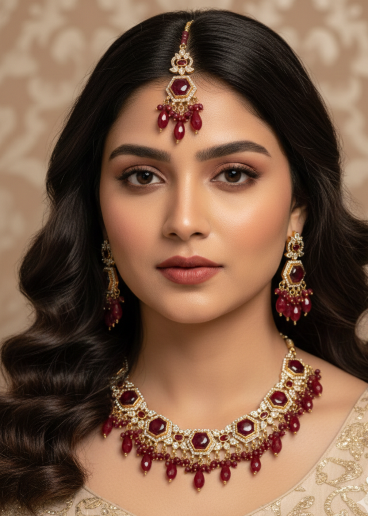 Shop the Zoya Necklace Set from Zarosh Jewel