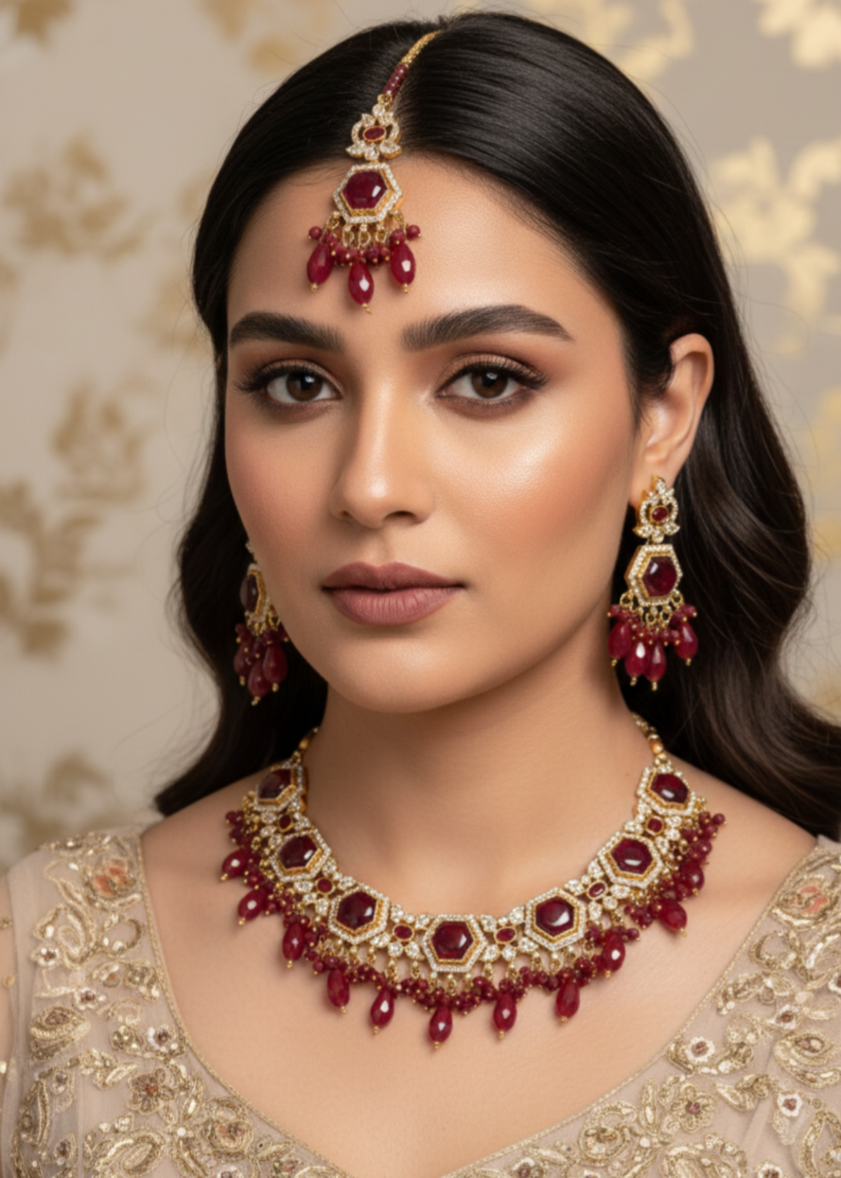 Shop the Zoya Necklace Set from Zarosh Jewel