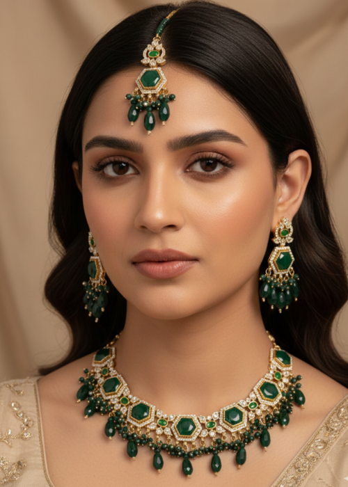 Shop the Zoya Necklace Set from Zarosh Jewel