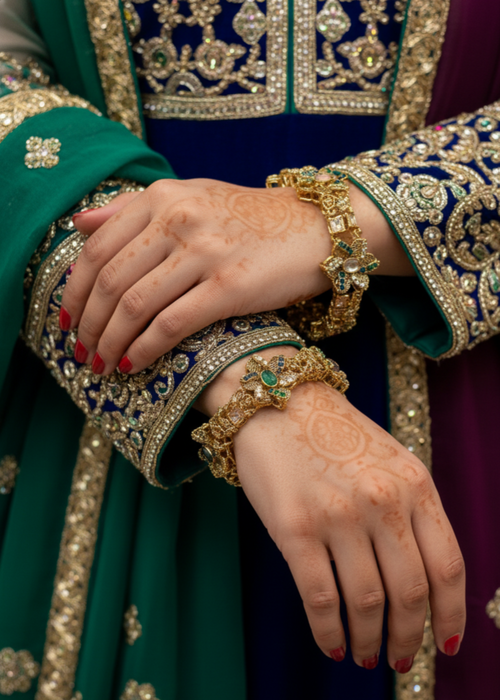 Zuhra Bangles Openable by Zarosh Jewel