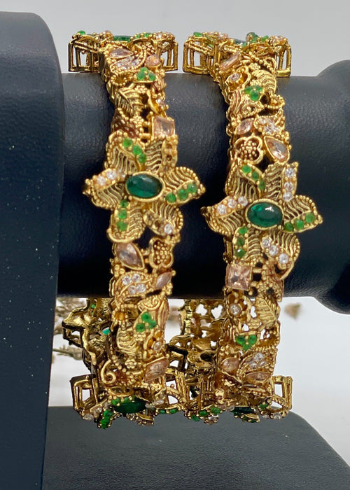 Shop the Zuhra Bangles Openable from Zarosh Jewel