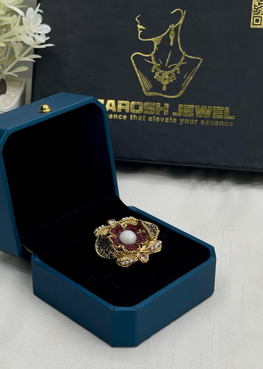 Shop the Zuleikha Blossom Ring from Zarosh Jewel
