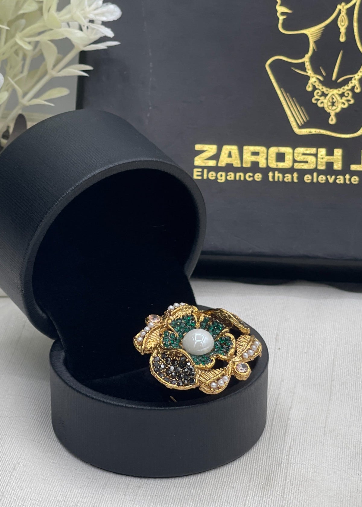 Shop the Zuleikha Blossom Ring from Zarosh Jewel