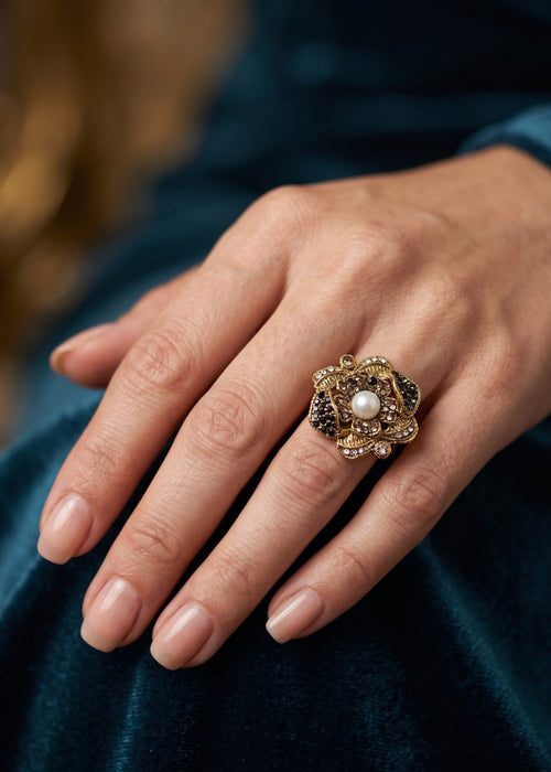 Shop the Zuleikha Blossom Ring from Zarosh Jewel