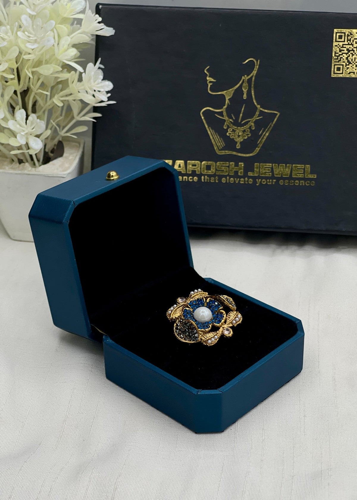 Shop the Zuleikha Blossom Ring from Zarosh Jewel