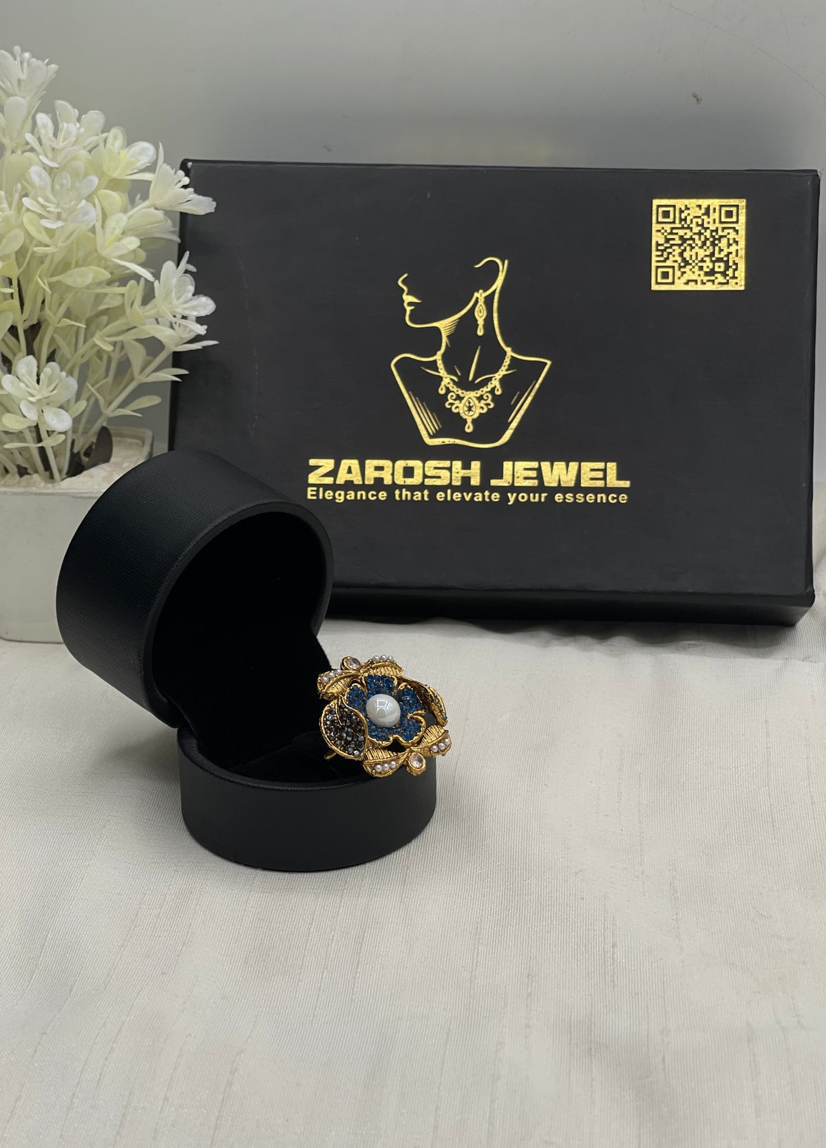 Shop the Zuleikha Blossom Ring from Zarosh Jewel