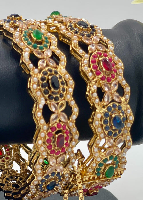 Shop the Zunaira Royal Bangles Openable from Zarosh Jewel