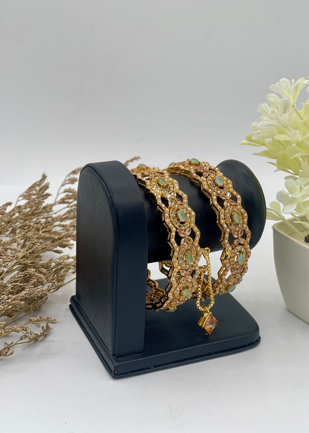 Shop the Zunaira Royal Bangles Openable from Zarosh Jewel