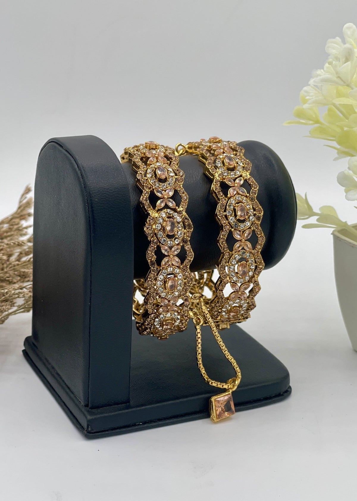 Shop the Zunaira Royal Bangles Openable from Zarosh Jewel
