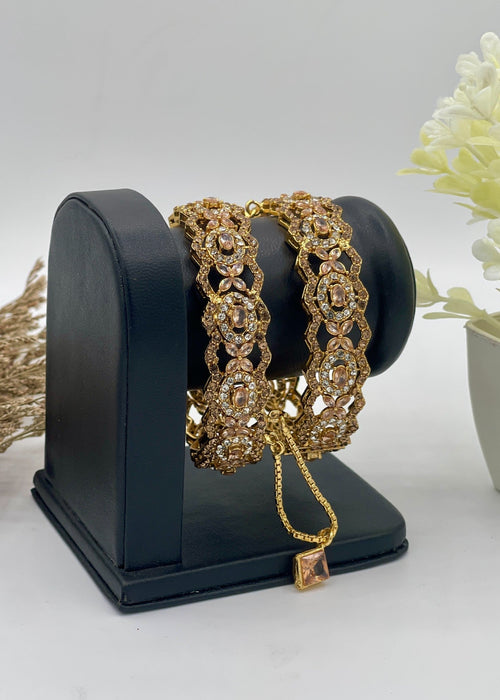 Shop the Zunaira Royal Bangles Openable from Zarosh Jewel
