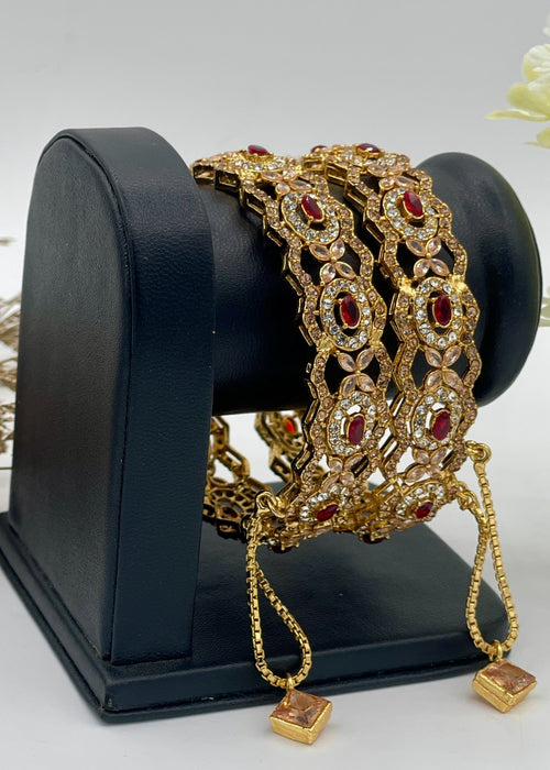 Shop the Zunaira Royal Bangles Openable from Zarosh Jewel